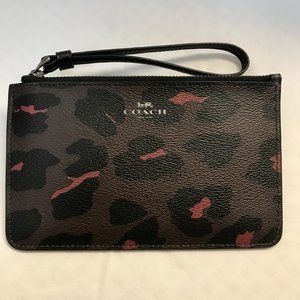 Coach Animal Print Wristlet - New Without Tags